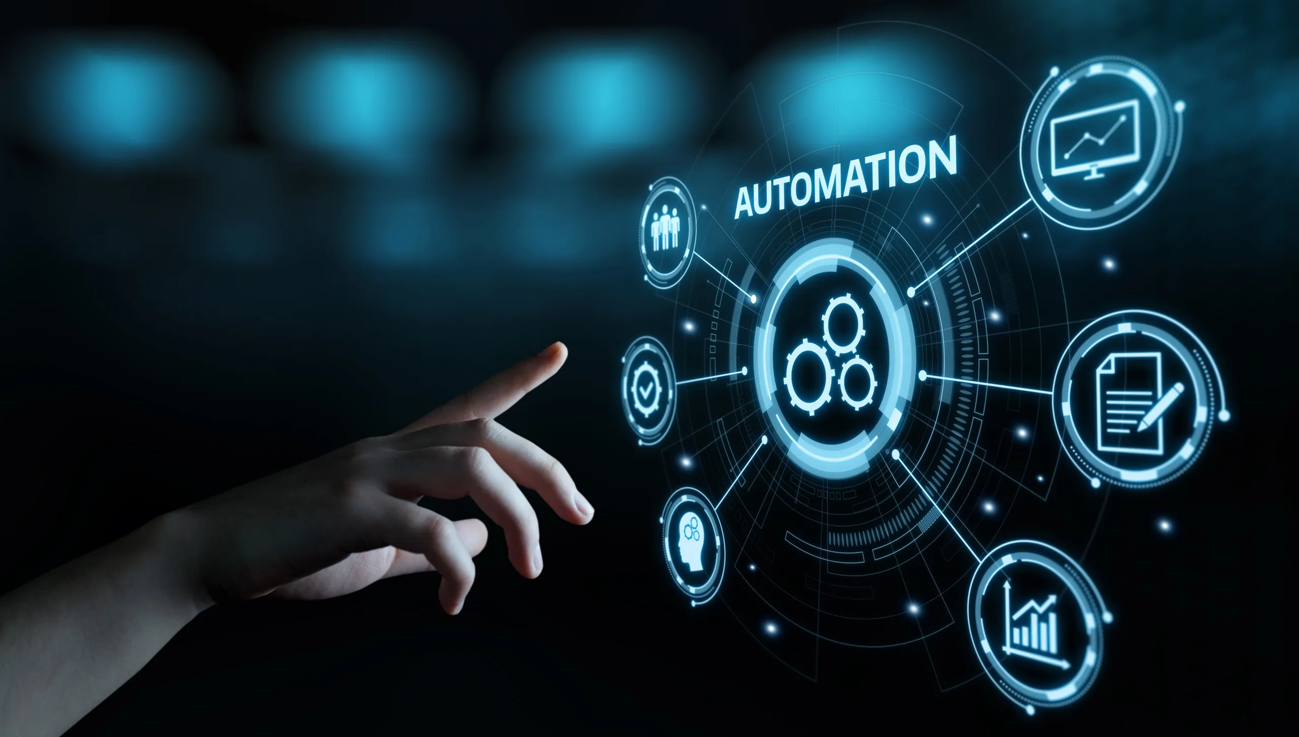 Automated processes as a concept illustration