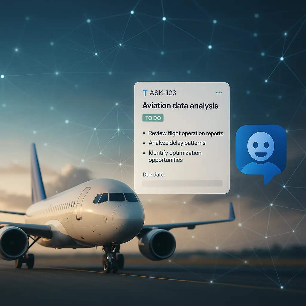 Vom Flugbetrieb zur ausführbaren Arbeit: Wie operative Aviation-Daten in Jira messbare Umsetzung erzeugen – mit AI-Agenten